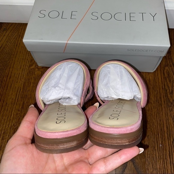 New Sole Society Saxten Strappy Slide Sandals - Picture 5 of 6